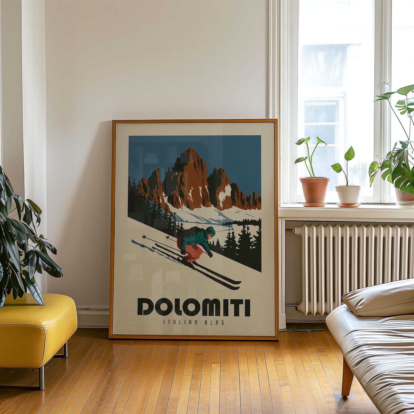 a picture of a ski resort in the mountains