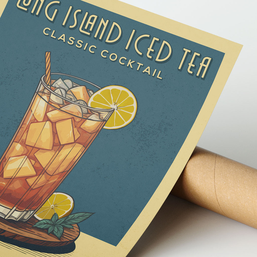 Long Island Iced Tea- Classic Cocktail Poster