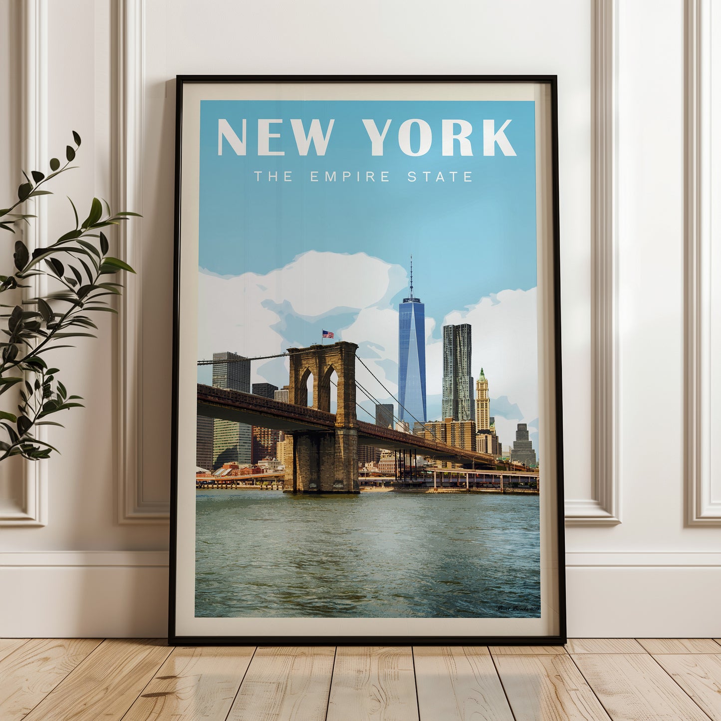 New York - Vintage Travel Poster