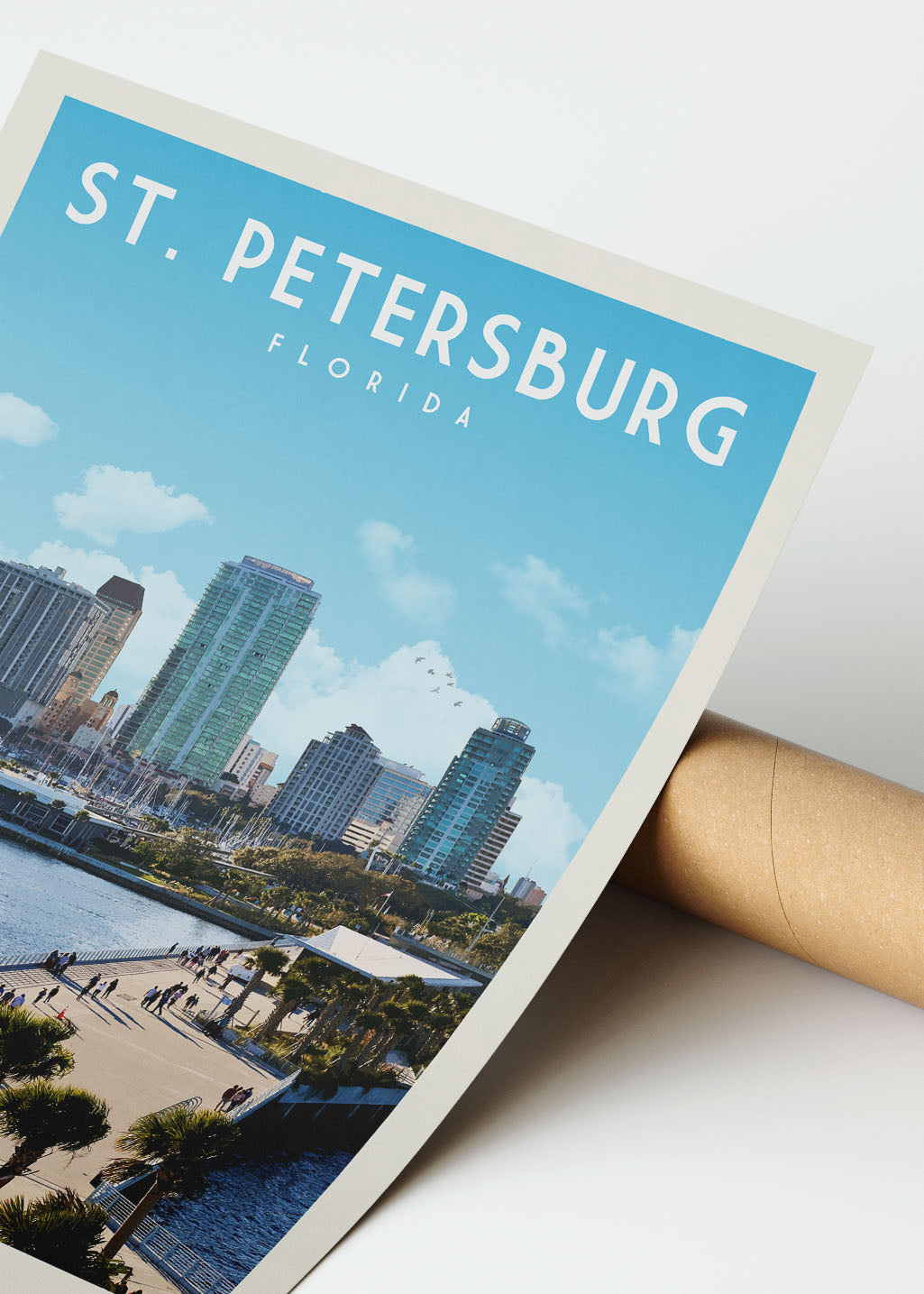 St. Petersburg, Florida - Vintage Travel Poster