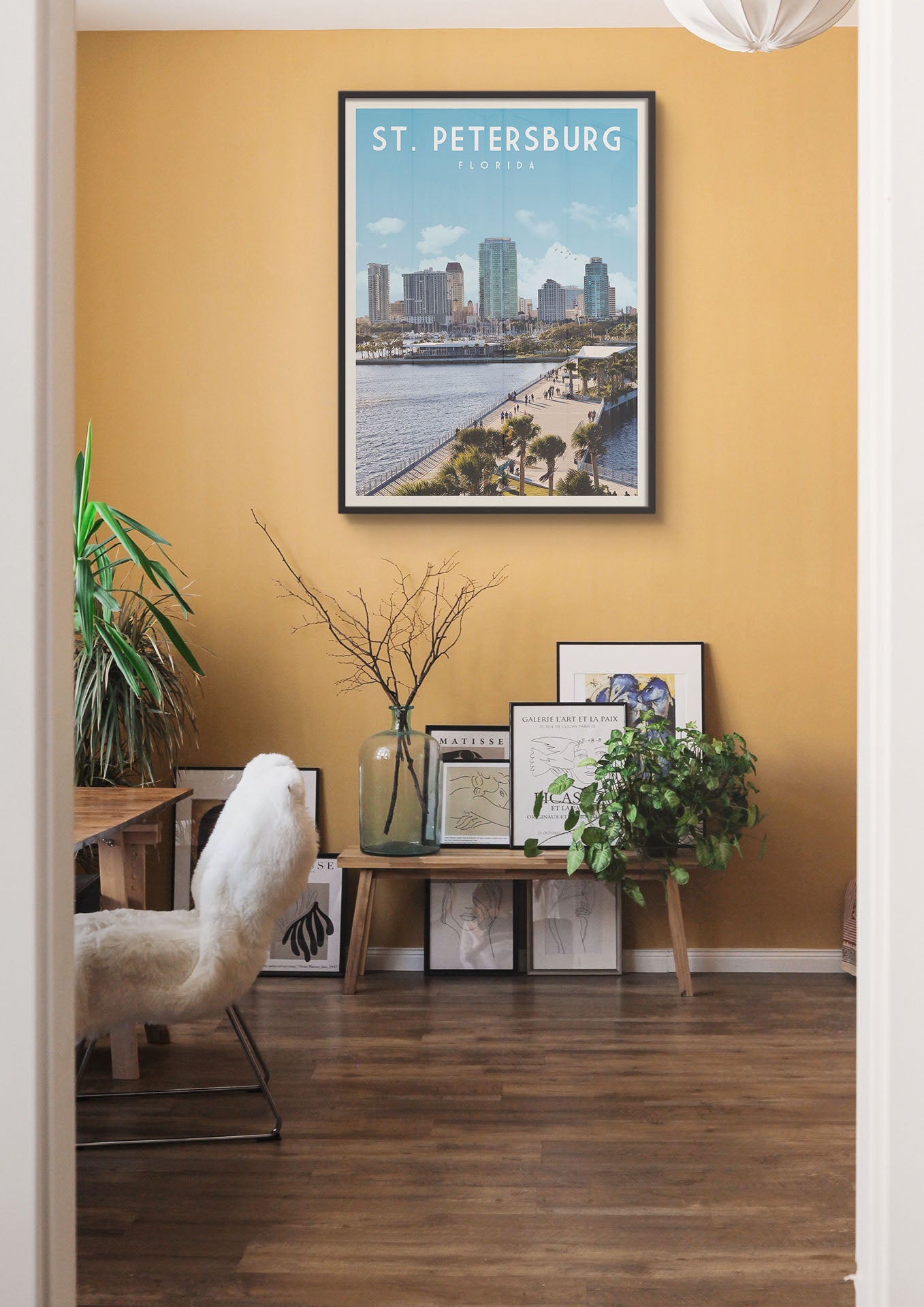 St. Petersburg, Florida - Vintage Travel Poster