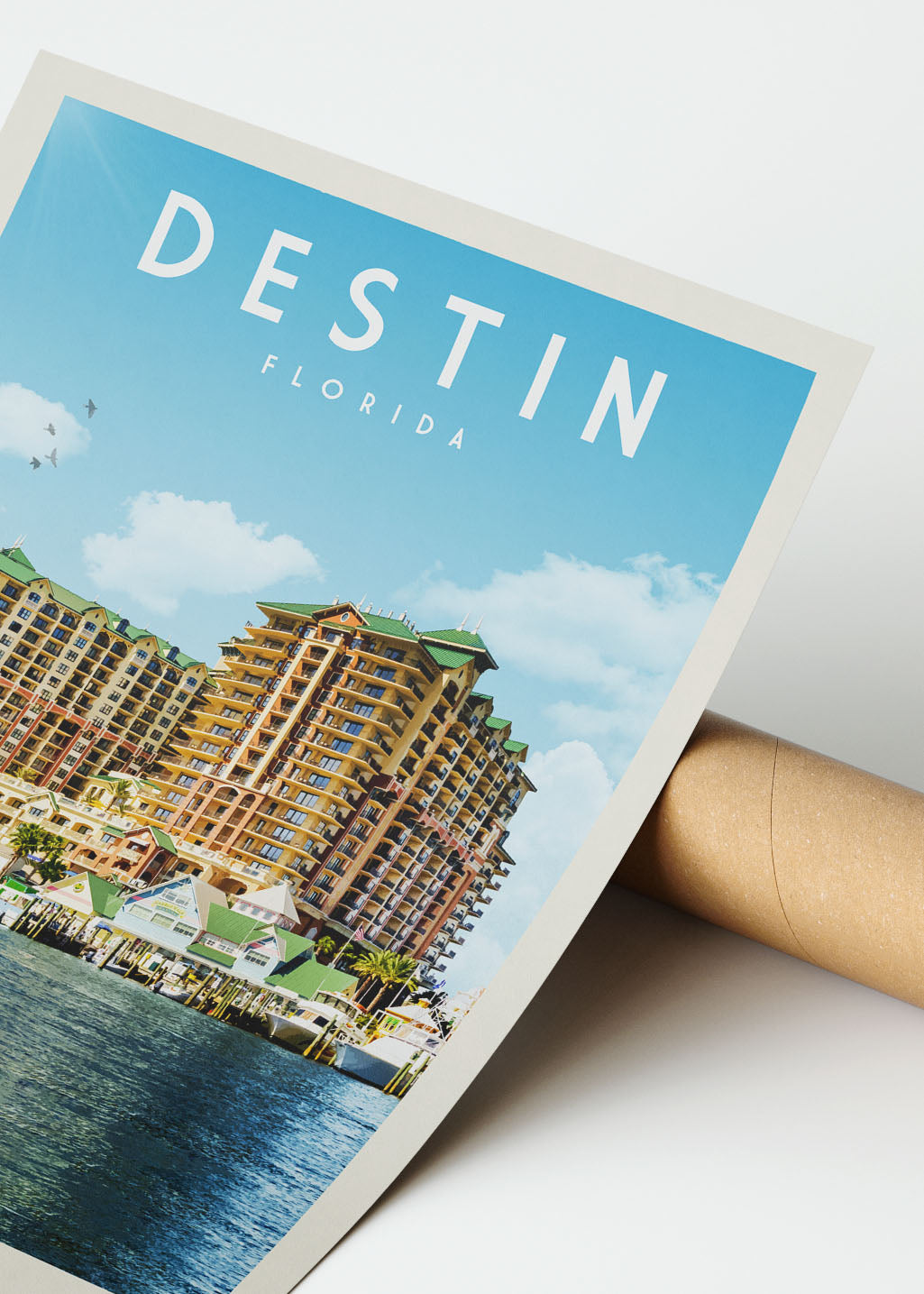 Destin, Florida - Vintage Travel Poster