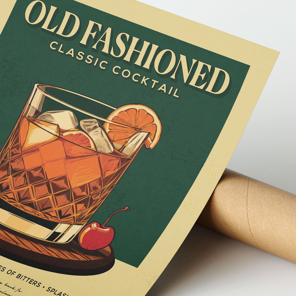 Old Fashioned - Classic Cocktail Poster