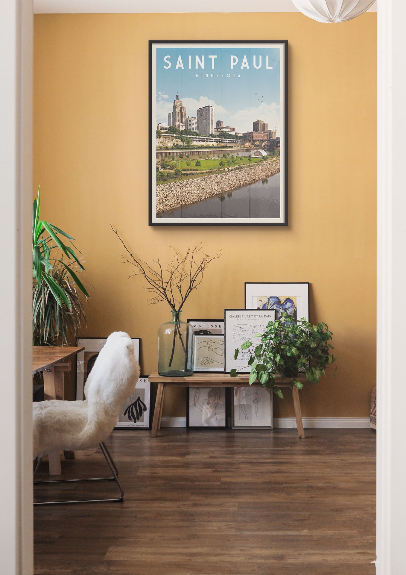St. Paul, Minnesota - Vintage Travel Print - Vintaprints