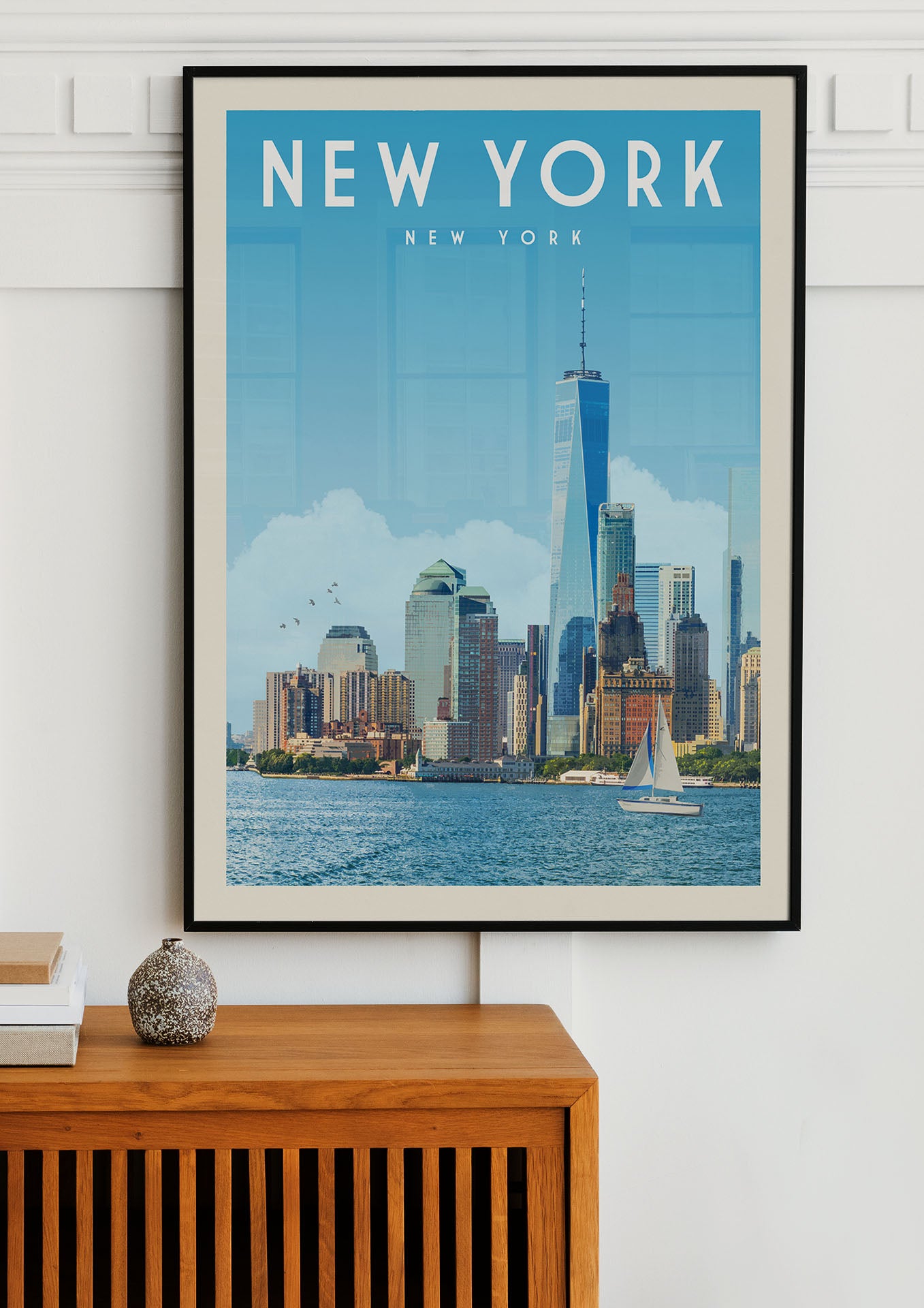 New York, New York - Vintage Travel Print - Vintaprints