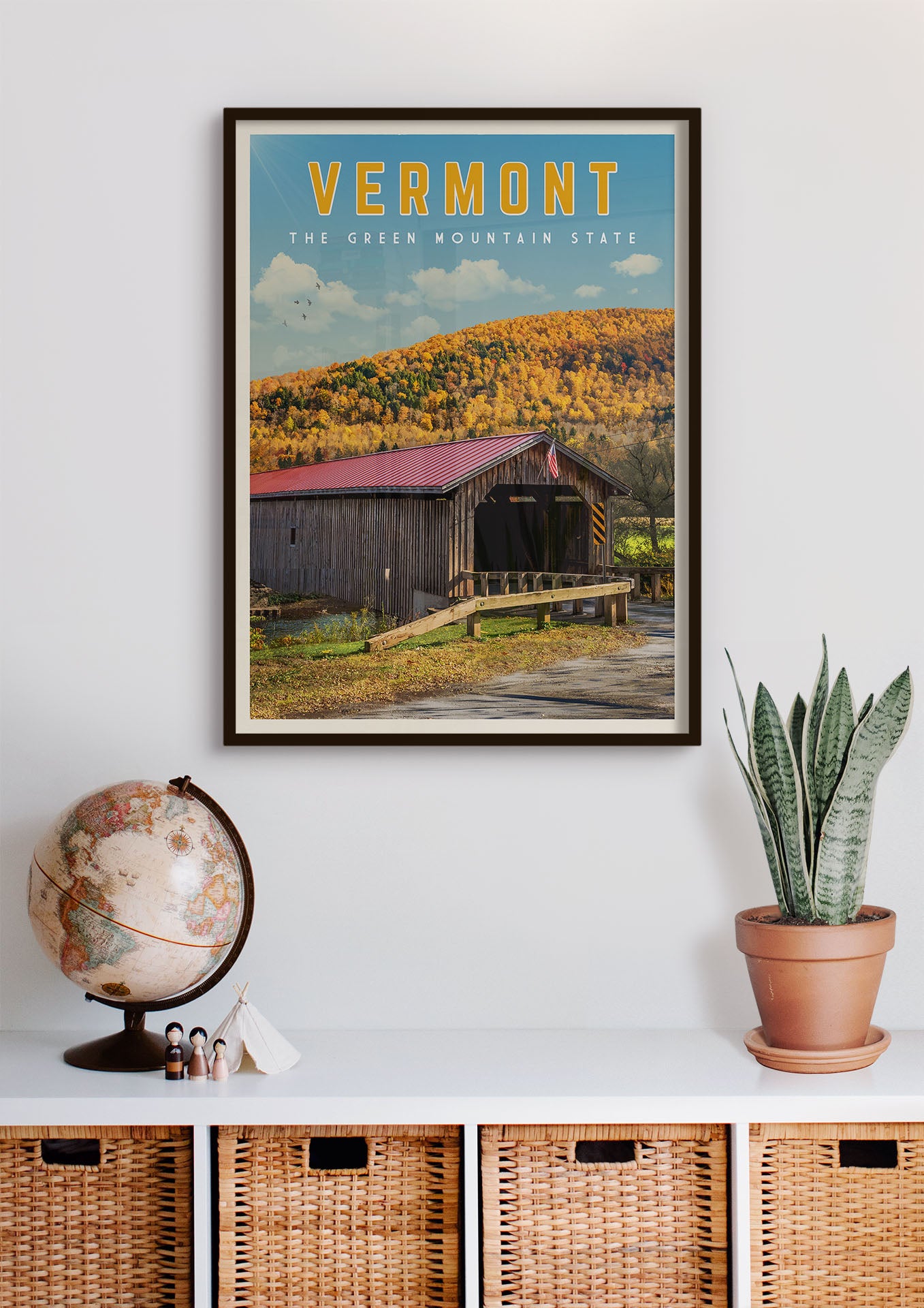 Vermont - Vintage Travel Poster