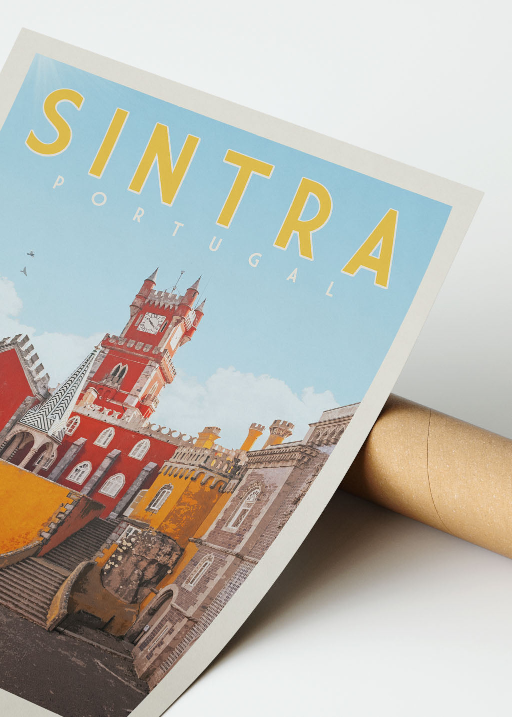 Sintra, Portugal - Vintage Travel Poster