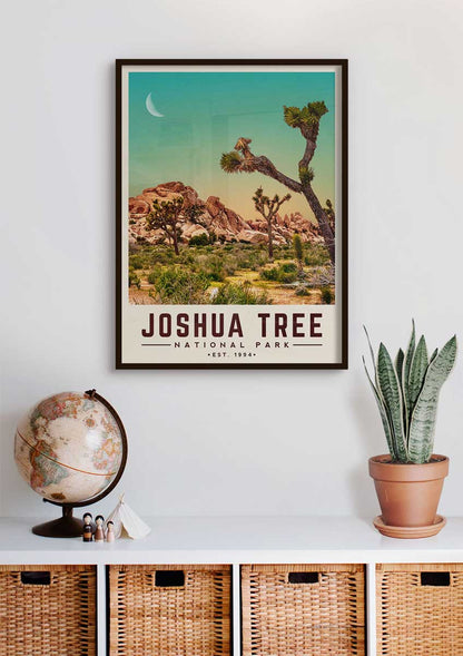 Joshua Tree Minimalist National Park Poster