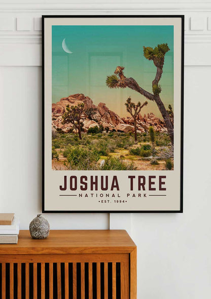 Joshua Tree Minimalist National Park Poster