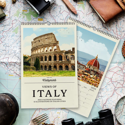 a map of italy with a picture of the colossion