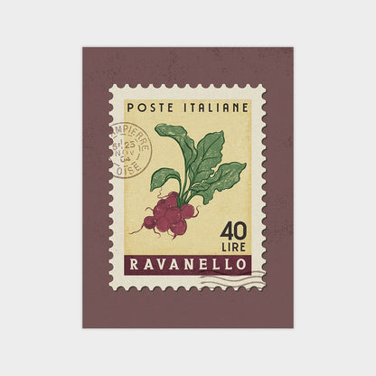 a stamp with a picture of a plant on it