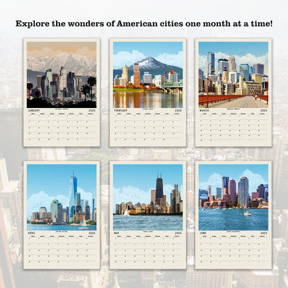 2025 American City Calendar