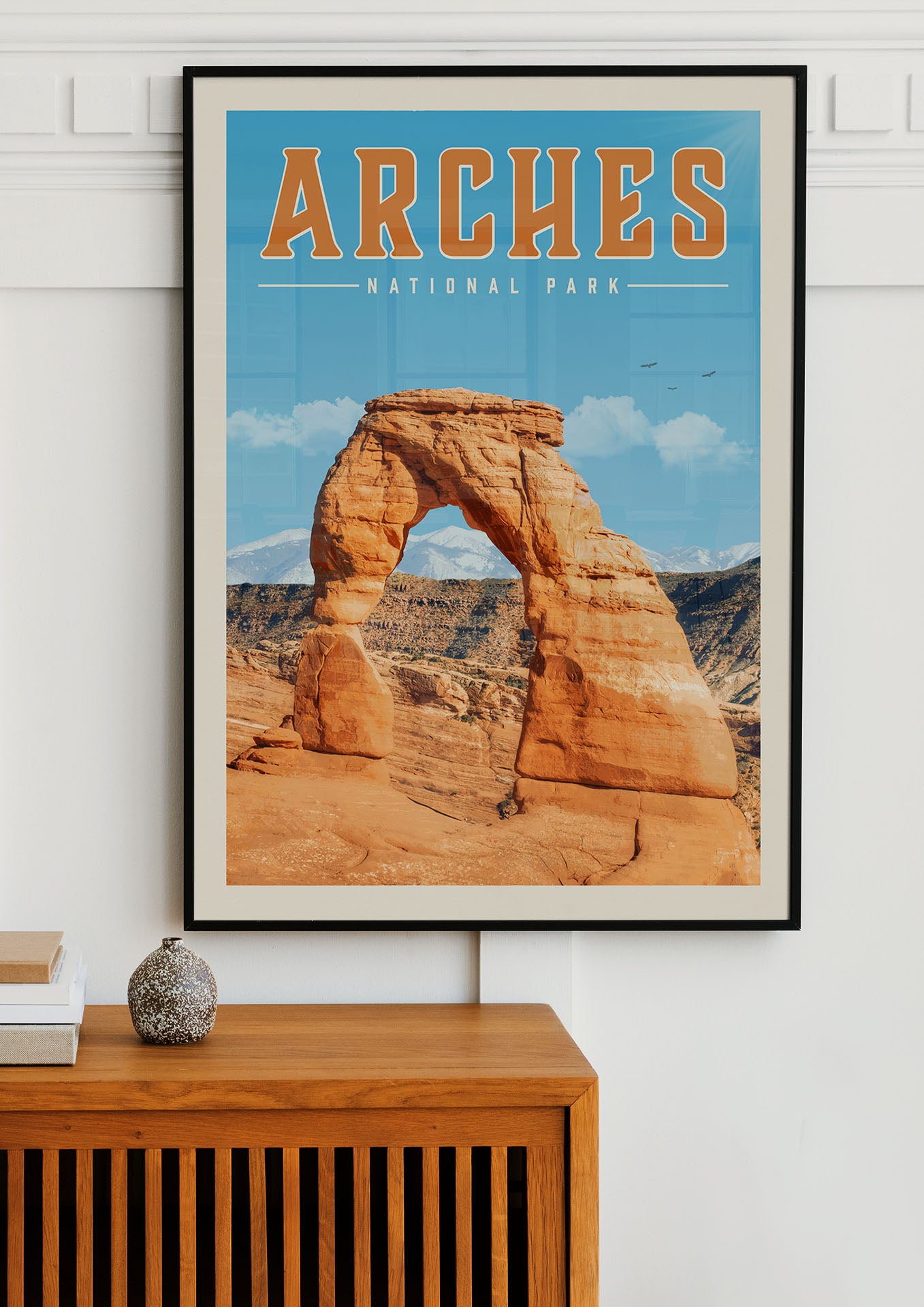 Arches Vintage National Park Poster