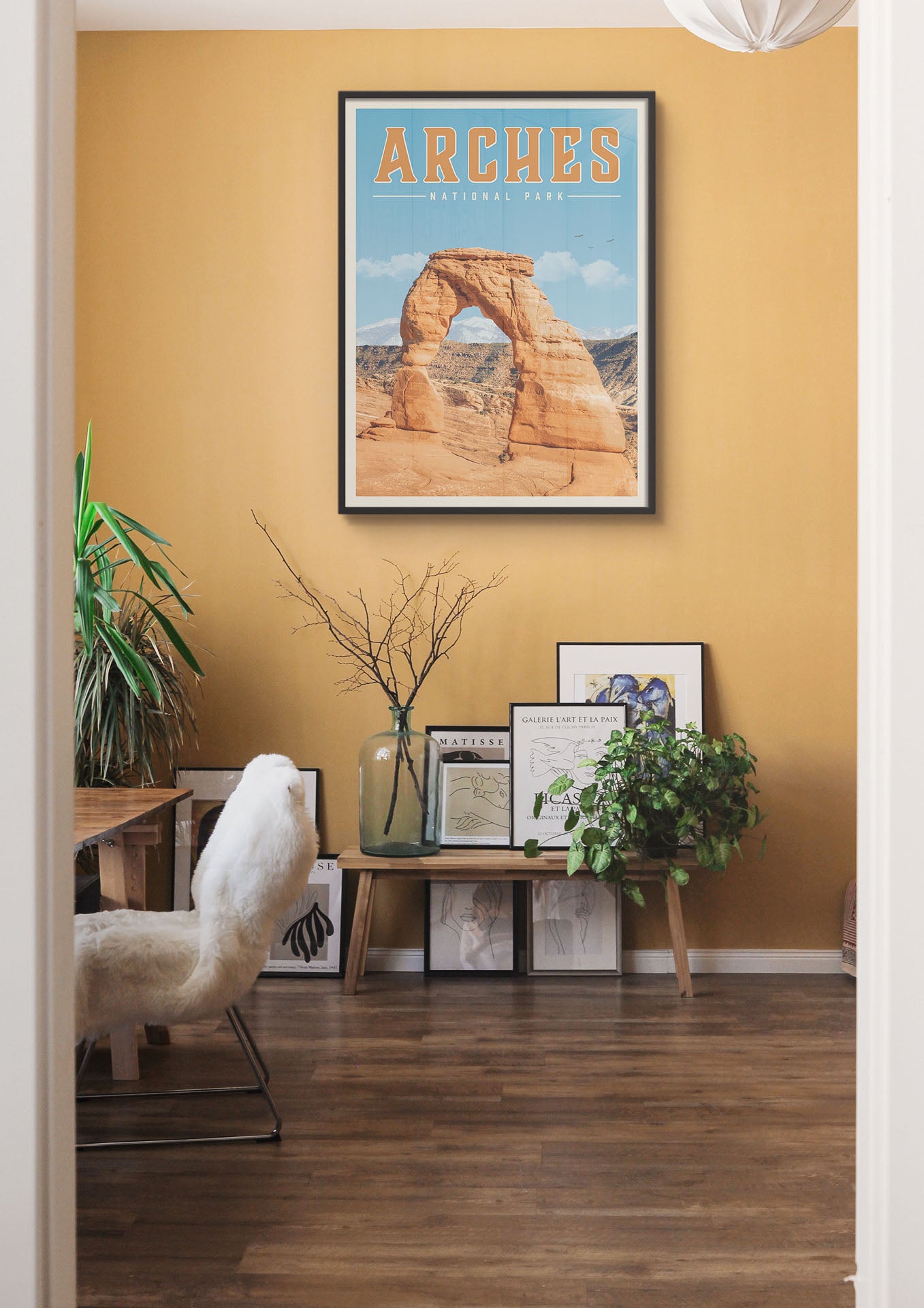 Arches Vintage National Park Poster