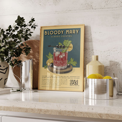 Bloody Mary - Classic Cocktail Poster