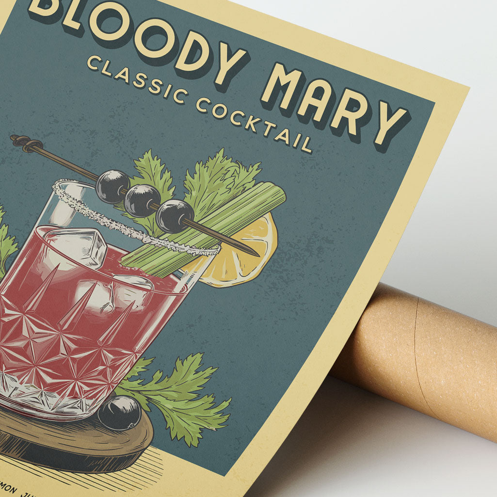 Bloody Mary - Classic Cocktail Poster