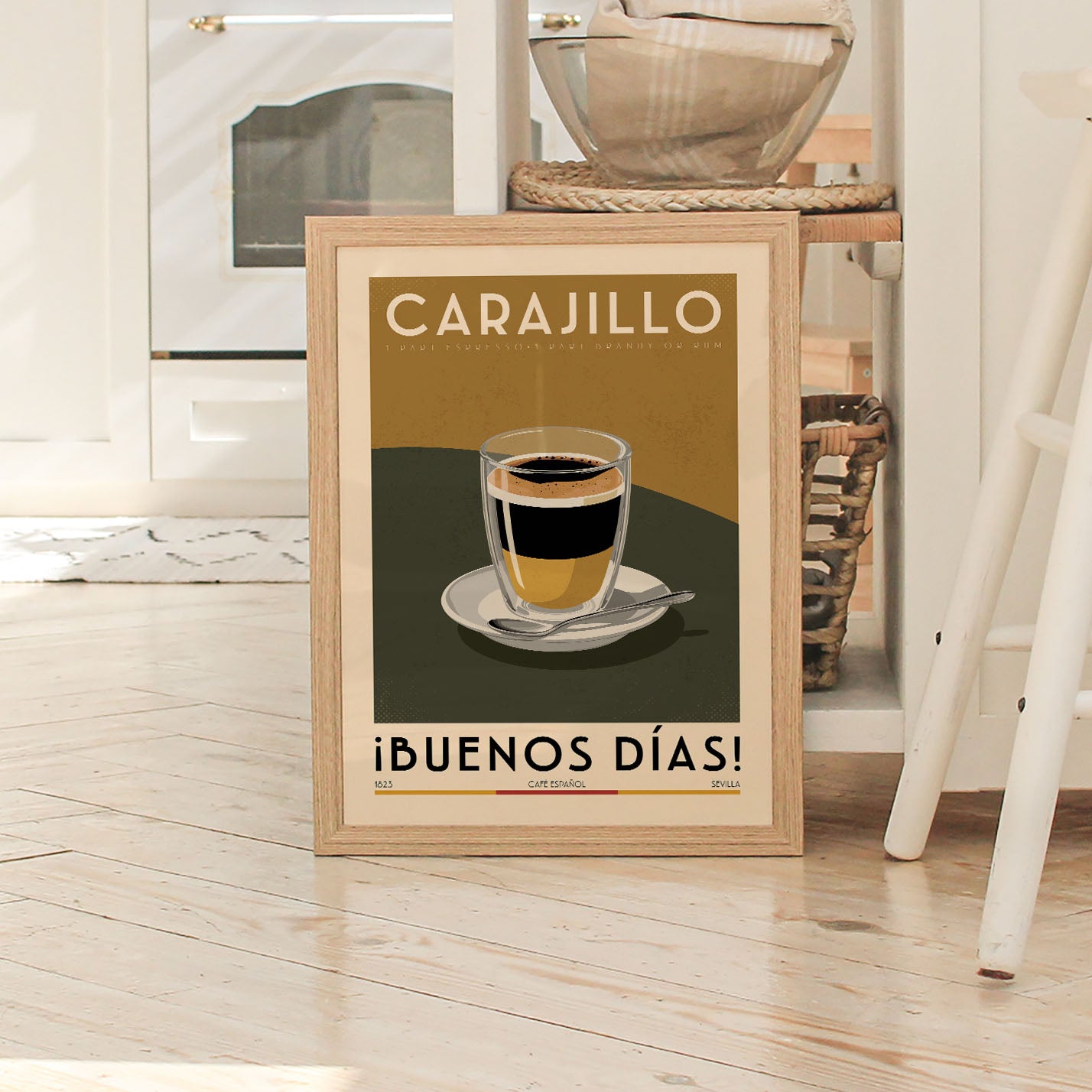 Carajillo - Vintage Coffee Poster