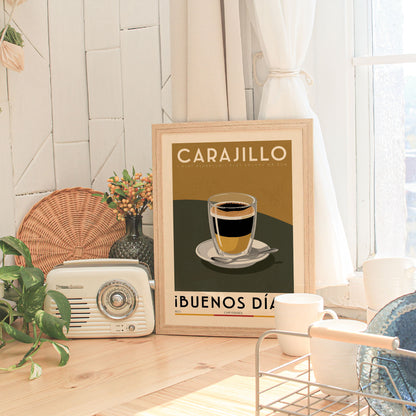 Carajillo - Vintage Coffee Poster