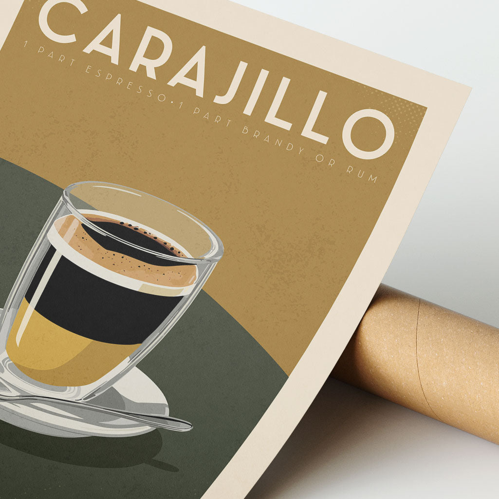 Carajillo - Vintage Coffee Poster