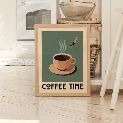 Coffee Time - Vintage Coffee Poster