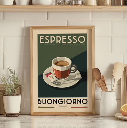 Espresso - Vintage Coffee Poster