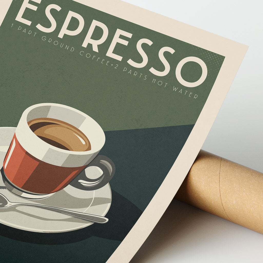 Espresso - Vintage Coffee Poster