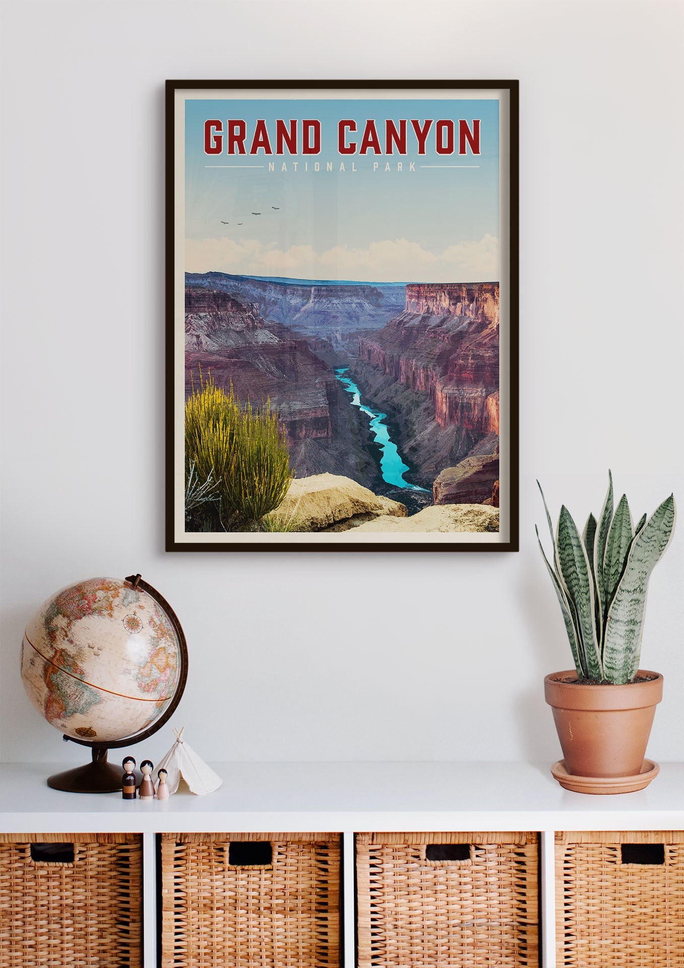 Grand Canyon Vintage National Park Poster