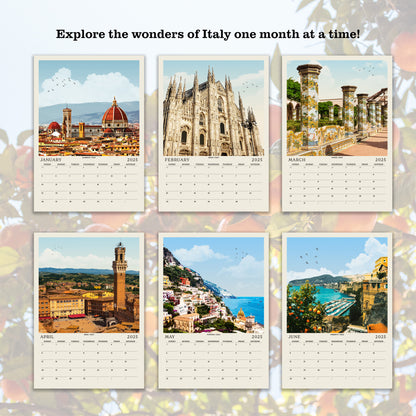 2025 Italian City Calendar