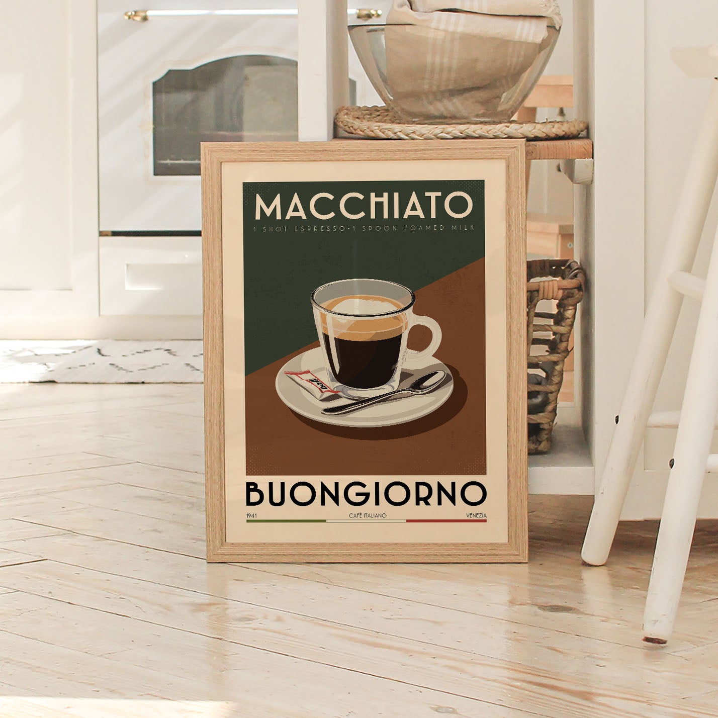 Macchiato - Vintage Coffee Poster