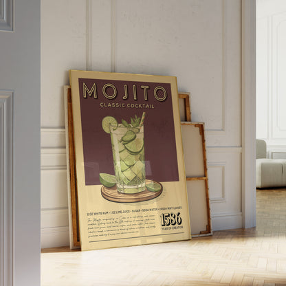 Mojito - Classic Cocktail Poster