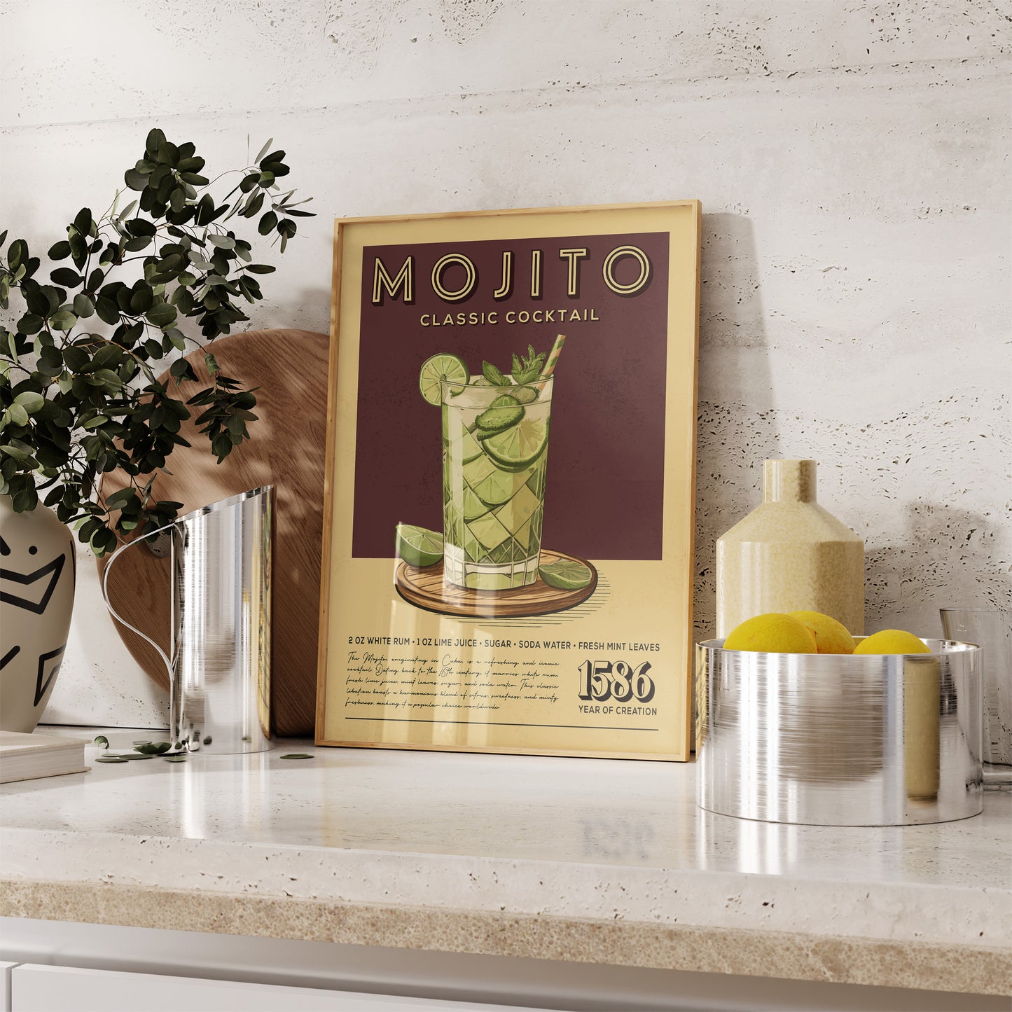 Mojito - Classic Cocktail Poster