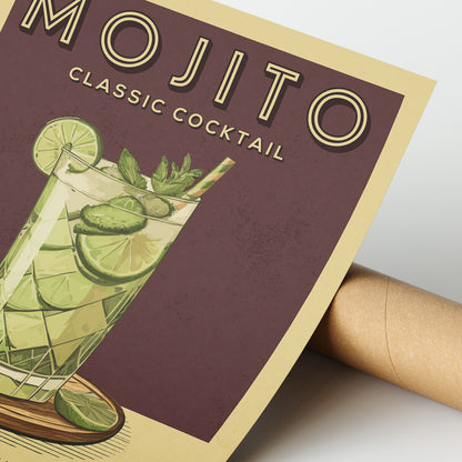 Mojito - Classic Cocktail Poster