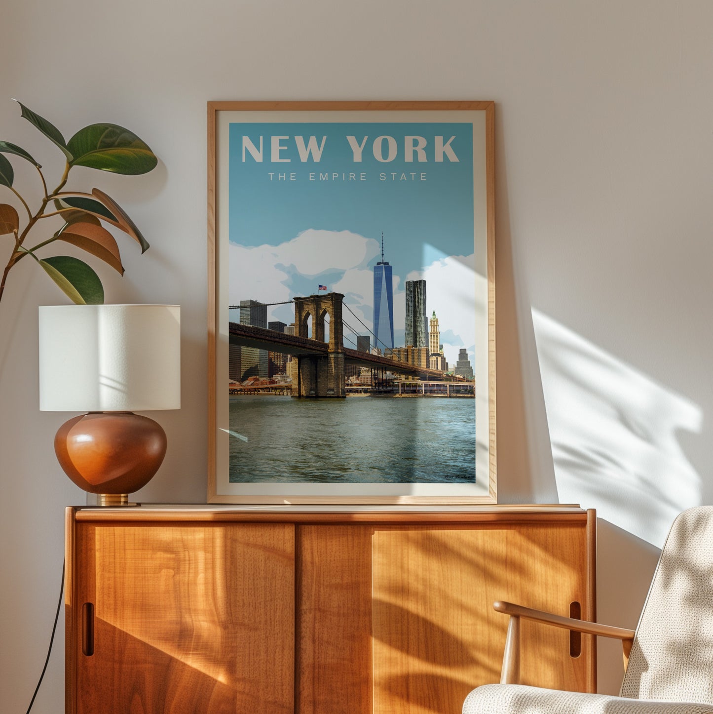 New York - Vintage Travel Poster