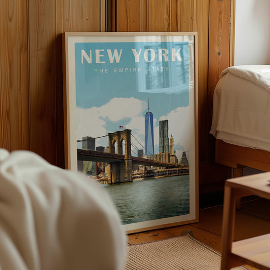 New York - Vintage Travel Poster