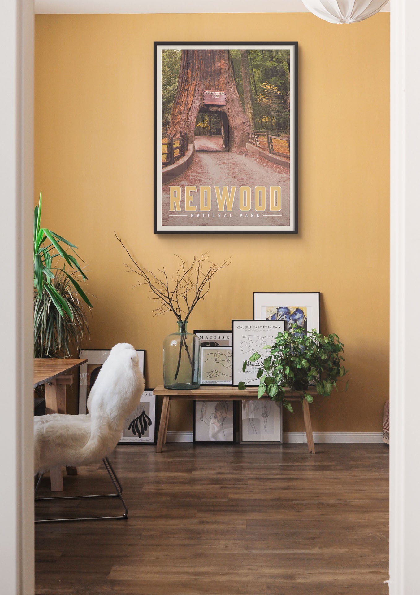 Redwood Vintage National Park Poster