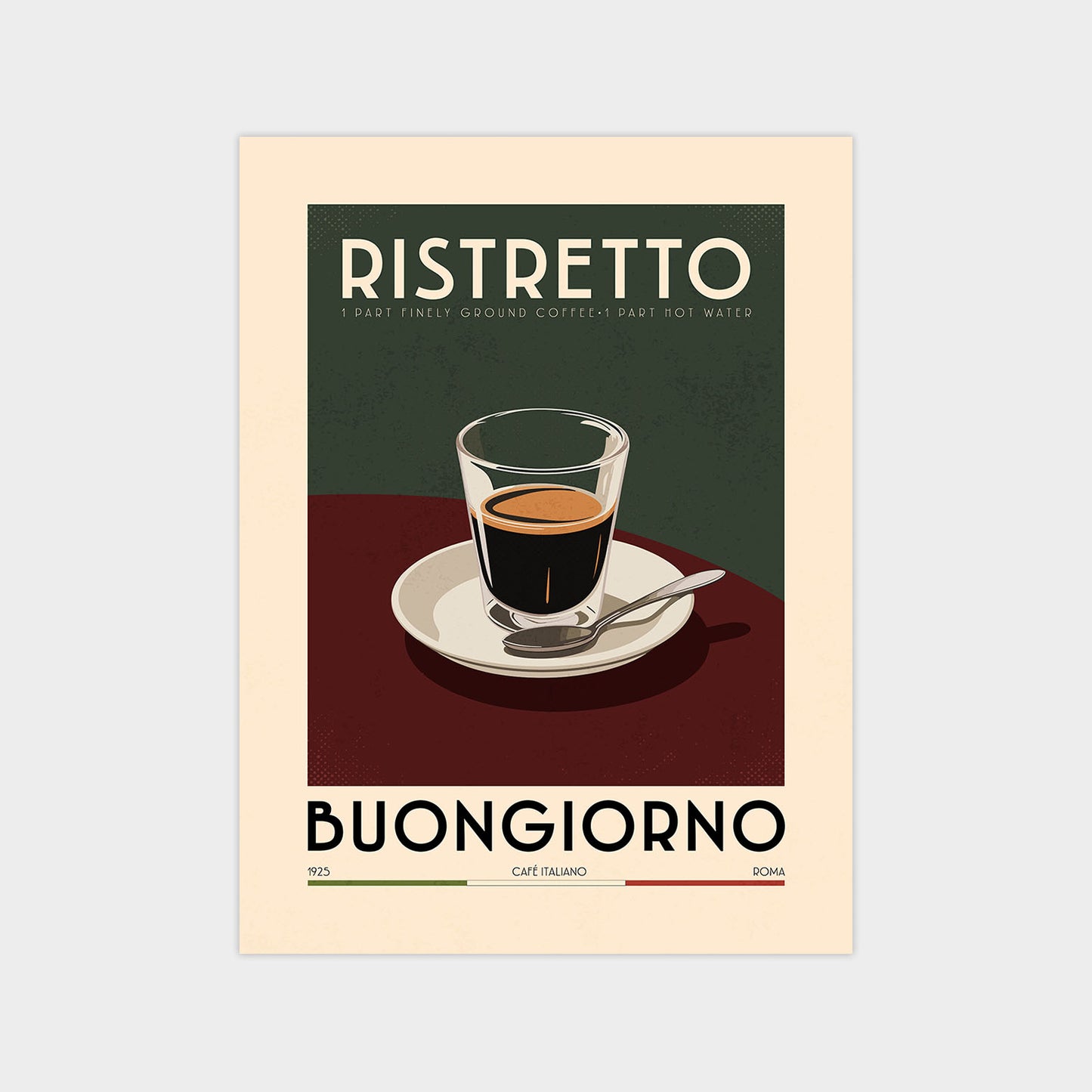 Ristretto - Vintage Coffee Poster