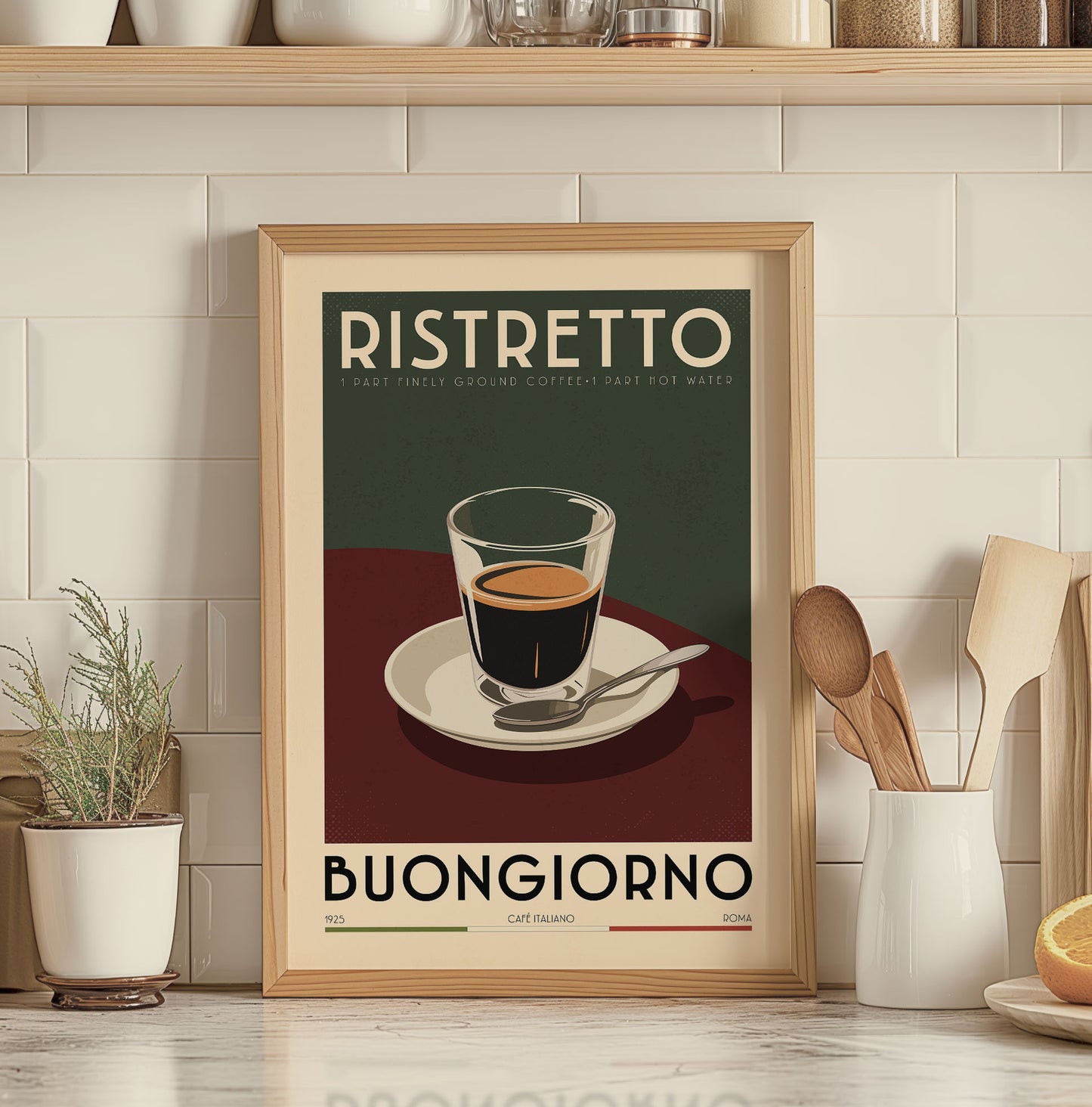 Ristretto - Vintage Coffee Poster