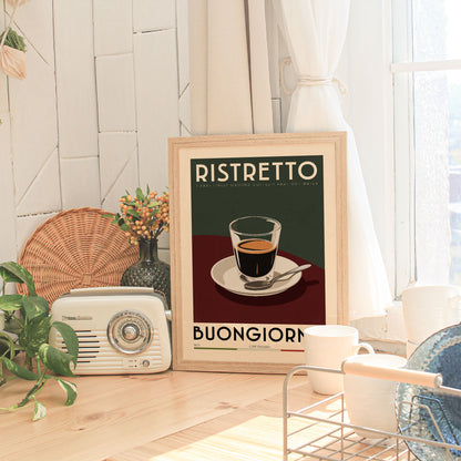 Ristretto - Vintage Coffee Poster