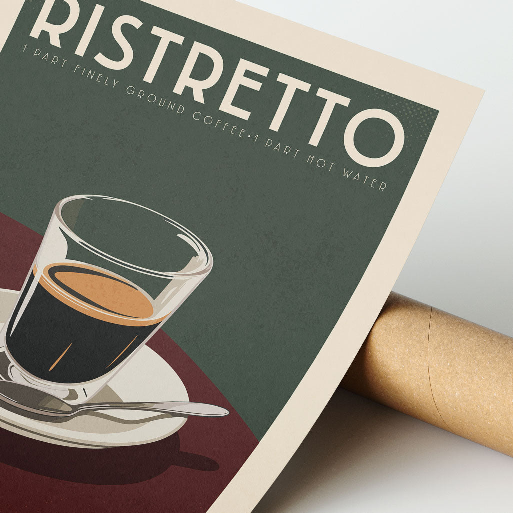 Ristretto - Vintage Coffee Poster