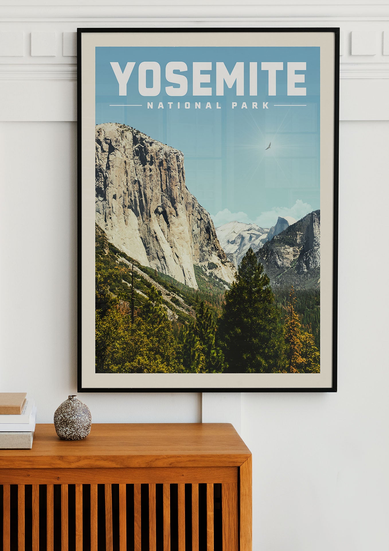 Yosemite Vintage National Park Poster