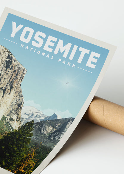 Yosemite Vintage National Park Poster