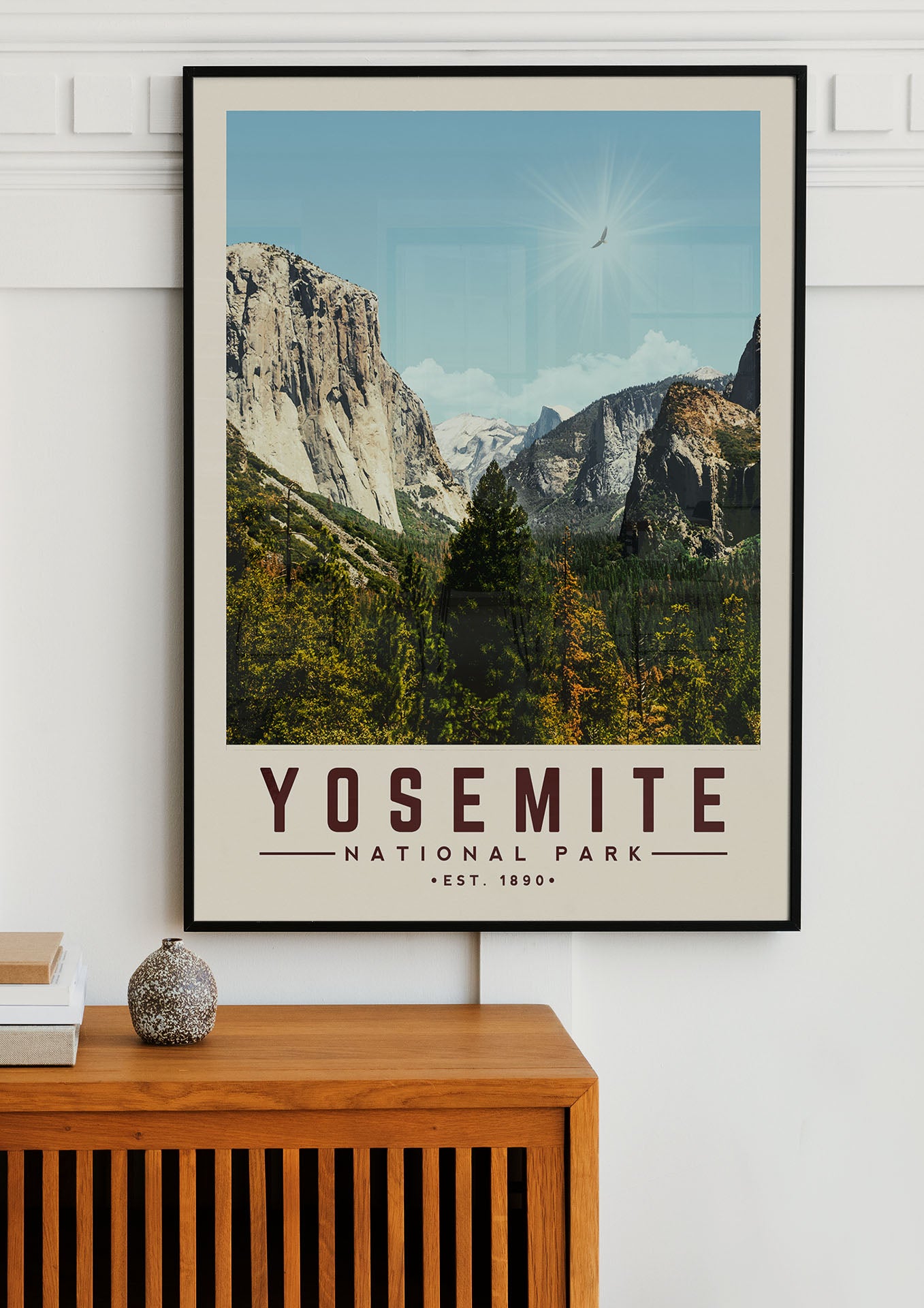 Yosemite Minimalist National Park Poster