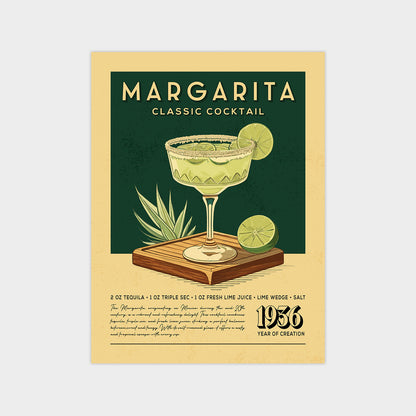 Margarita - Classic Cocktail Poster