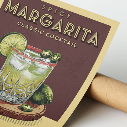 Spicy Margarita - Classic Cocktail Poster