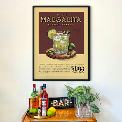 Spicy Margarita - Classic Cocktail Poster