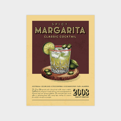 Spicy Margarita - Classic Cocktail Poster