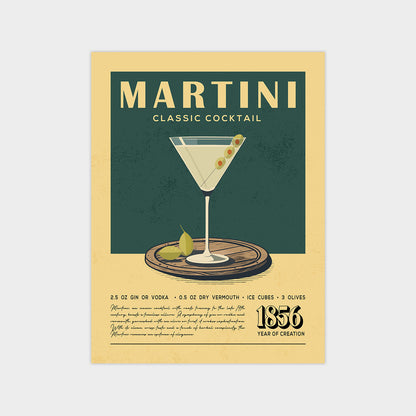 Martini - Classic Cocktail Poster