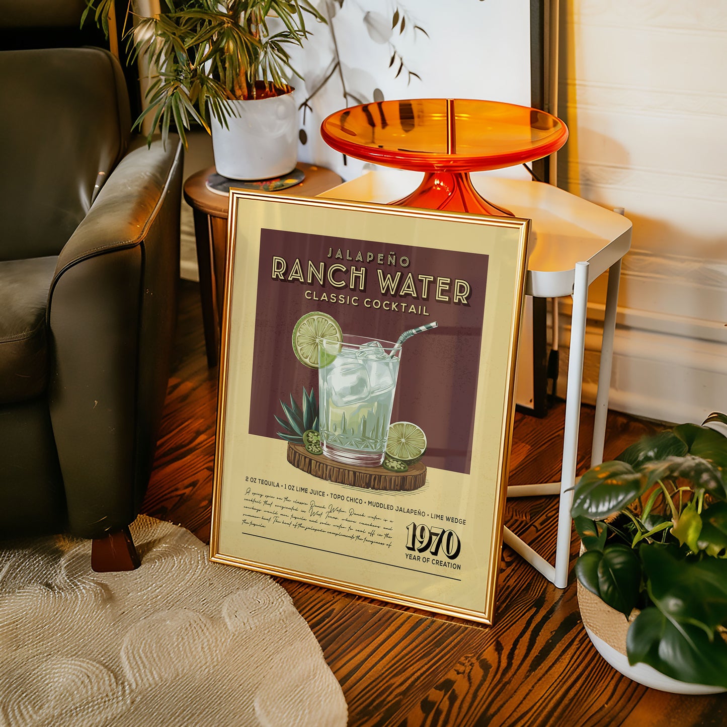 Jalapeno Ranch Water  - Classic Cocktail Poster