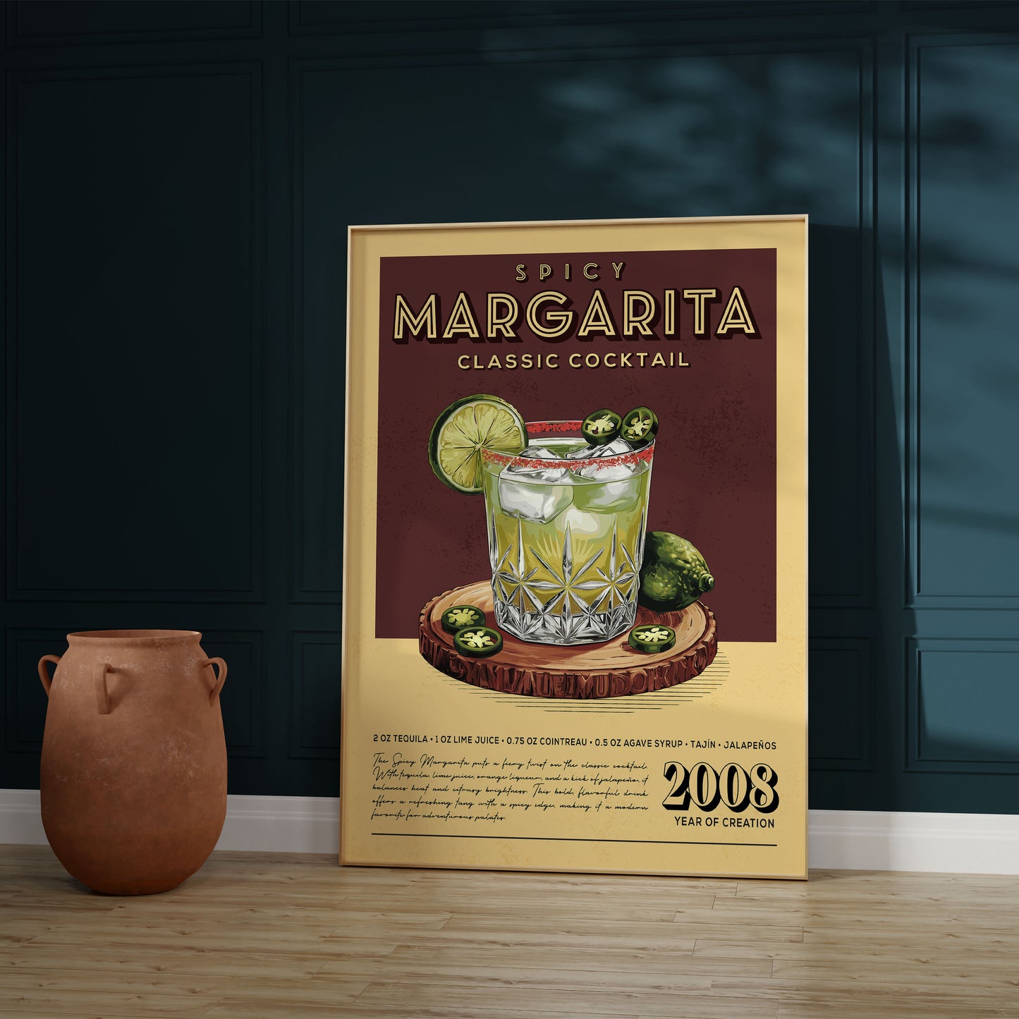 Spicy Margarita - Classic Cocktail Poster