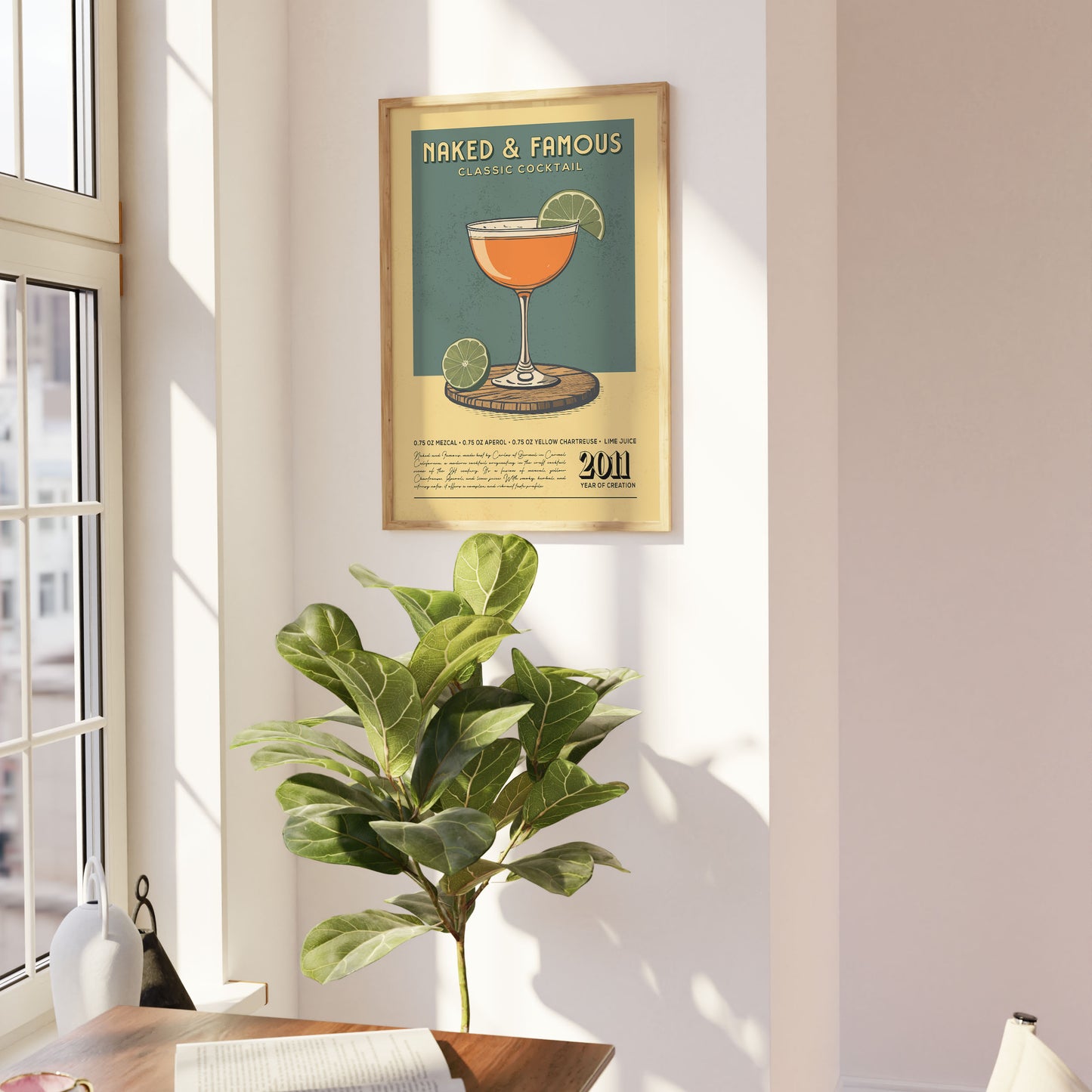 Naked and Famous - Classic Cocktail Poster